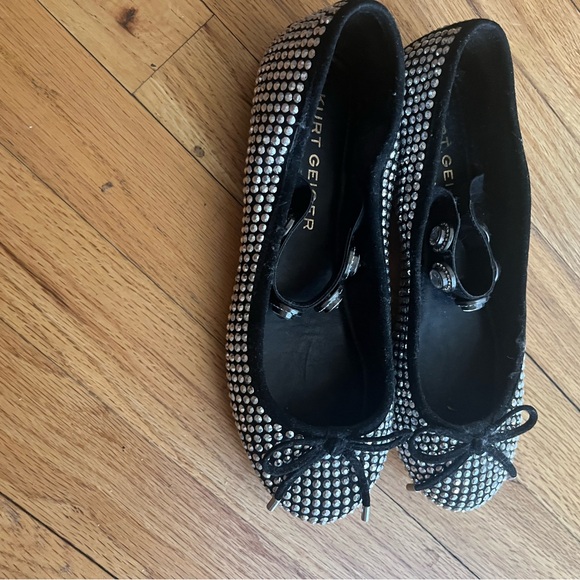 Kurt Geiger Black and Silver Women's Shoes - Picture 2 of 8